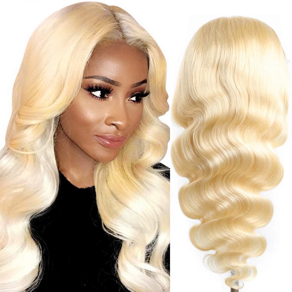 613 Blonde Human Hair 4x4 5x5 Transparent Lace Wigs for Black Women,13x4 13x6 Lace Frontal Wig Honey Blonde HD Full Lace Wigs