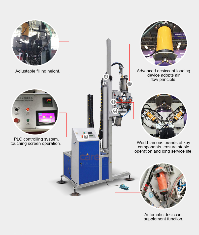 Double Glazed Making Machine Desiccant Filling Machine