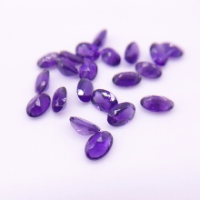 Natural Amethyst Oval Shaped Clean Cut Loose Stones