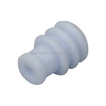 White Silastic Blank Wire Seal - 7157-3970-90-1