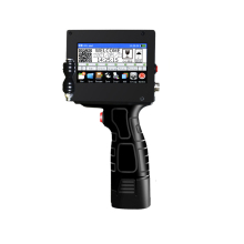 Portable Hand Jet Continuous Label Number Bar QR Code Inkjet Printer Machine