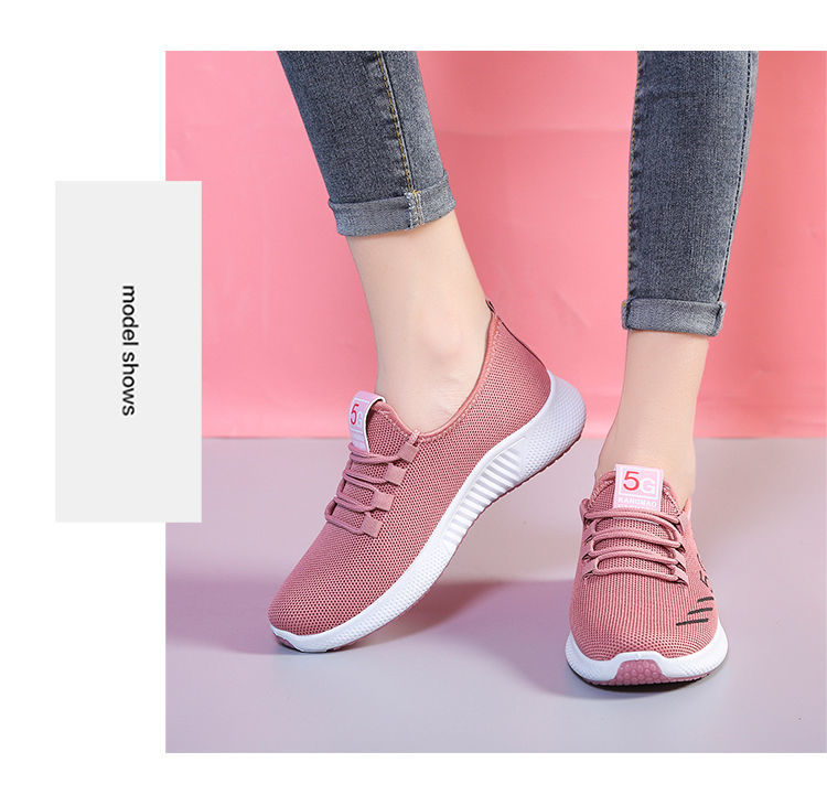 2021 New Fashion High Quality Fashion Comfort Lace-up Women Sneakers Breathable Sport Shoes Female Footwear Running hoes Sports