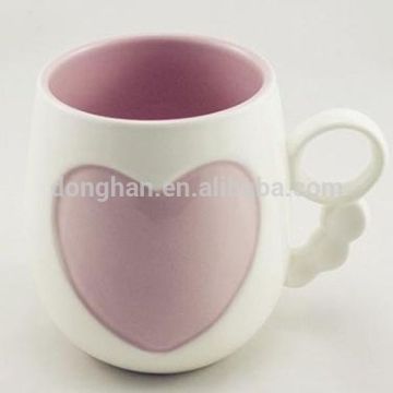 ceramic red mug