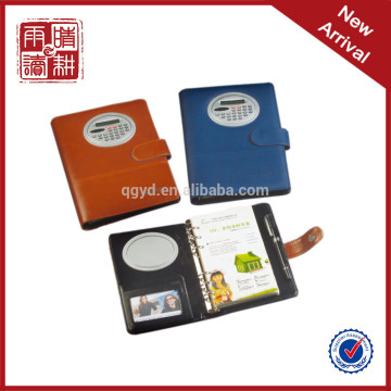 organizer notebook with calculator