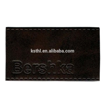 Custom Embossed Leather Label for jeans