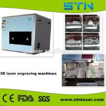3d crystal engraving laser machine, photo etching in the crystal