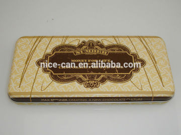Rectangular Chocolate Tin Box Tin Can