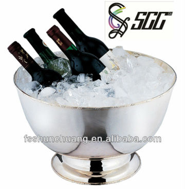 304 Grade Stainless Steel Mirror Polish Punch Bowl/Beer Cooler/Wine Cooler/Champagne Bucket