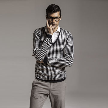 Men's Cardigans, Made of 100% Cotton