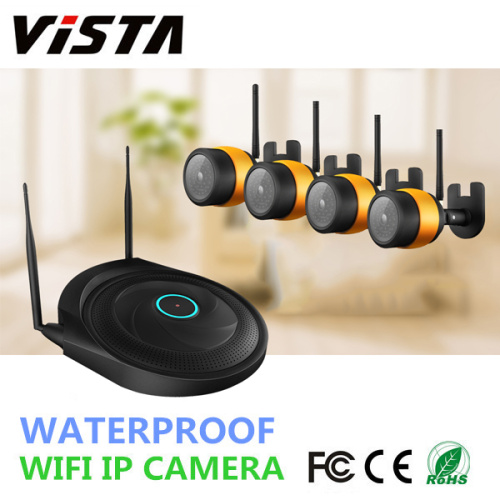 4CH 960P Onvif IP66 Waterproof Wireless IP Camera NVR Kit