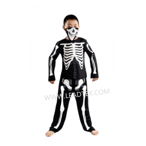 Halloween boys skeleton costumes