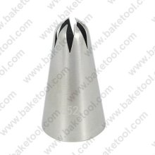 stainless steel cake decorating nozzles closed star Icing Tip Sugarcraft