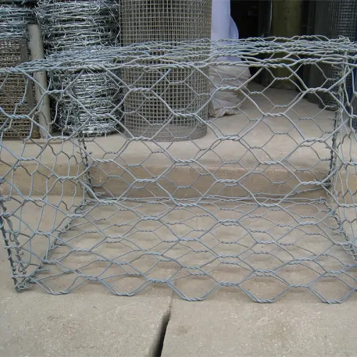 Kotak gabion yang dilapisi galvanis atau pvc