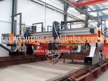 Flame bevel cutting machine