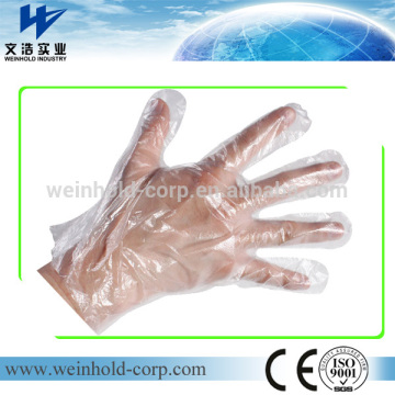 HDPE medical glove LDPE medical glove Disposable Whte PE medical glove