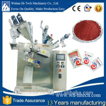 Back sealed /Three/four sides sealed automatic chilli powder packing machine prices