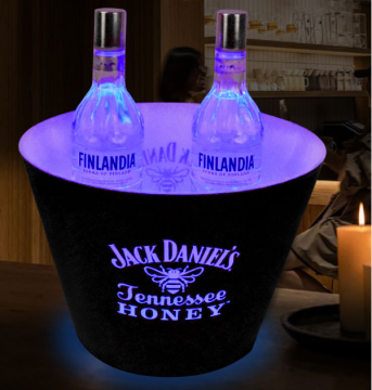 Custom Branded Illuminated Ice Buckets for Wholesalers