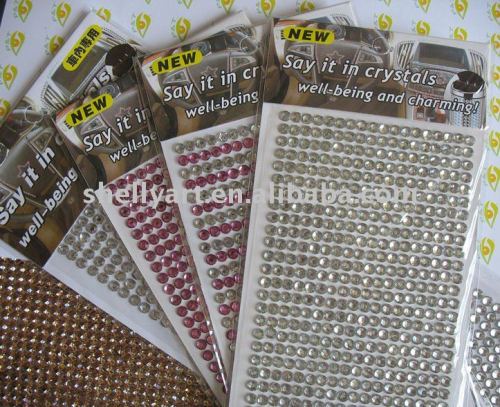 Rhinestone car sticker decals