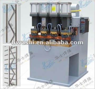 Wavy line shelf welding machine