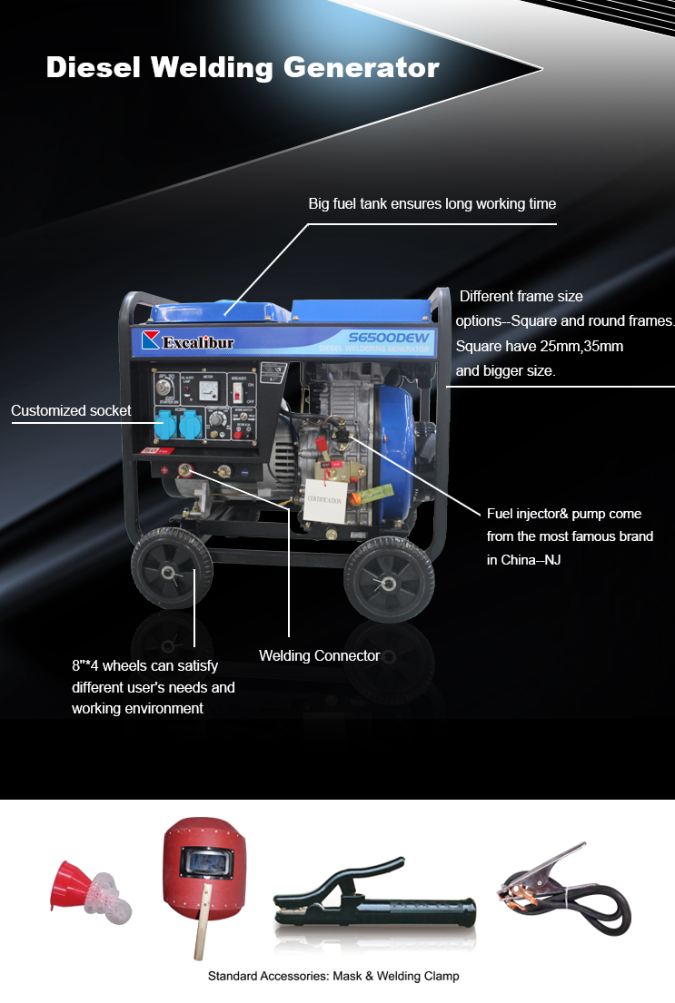 Portable Welder Generator Diesel Generator 2.5KW