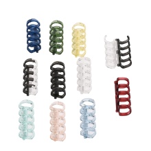 Wholesale Mini O-Clamp File Folder Clips for Organizers - 5 Rings Plastic Binder Clips