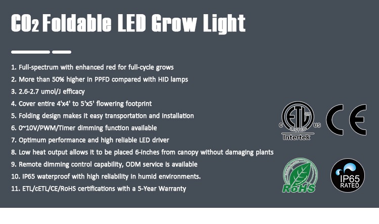 LED Grow Light 1000W 2000W High Power Indoor Plants China Manufacturers LED Grow Light