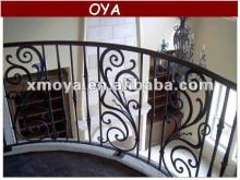 Antique indoor wrought iron porch hand railings