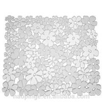 50*80cm custom size white funny thin bath mat