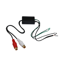 Signal Noise Elimination RCA Connector Adapter for Noise Filter Output Level