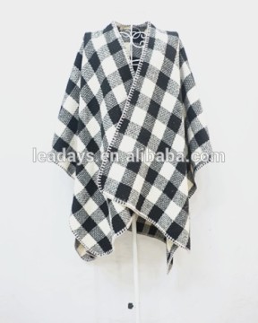 plaid on sale the latest hot selling wholesale poncho