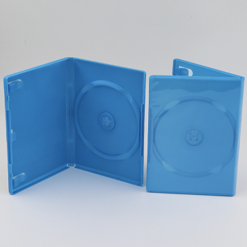 14MM PP Plastic Blue DVD Case CD Packaging Box 1 Disc DVD Case