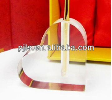 crystal flower vase decoration heart shape, crystal vase wedding decoration