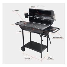 Offset Smoker stainless steel bbq grill charcoal