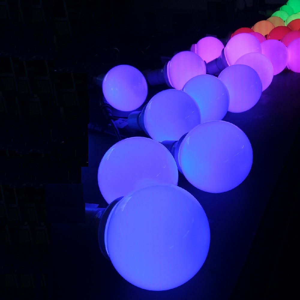 DMX RGB LED bonbilla festa