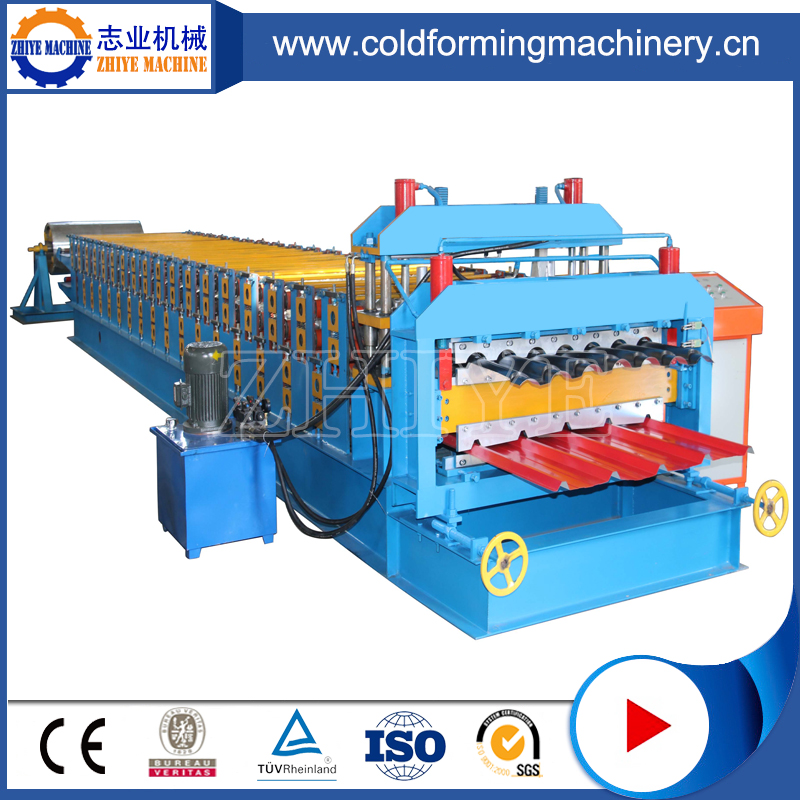 Galvanized Profile Rolling Equipment Double Roofing Tile Do Machine