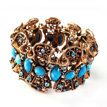 2012 Fashion Antique Gold Charm Bracelet