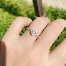 Romantic Valentine's Day Proposals: Bulk Lots of Love Heart-Shaped 925 Sterling Silver Diamond Rings and Infinity Rings