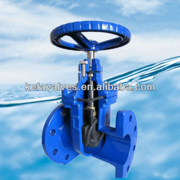 Gear operated gate valve