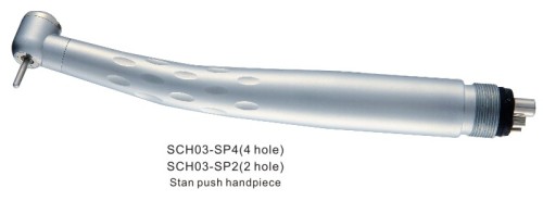 Three-way spray Standard pushbutton handpiece