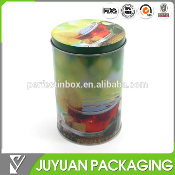 chinese custom round packaging tea packaging tin boxes