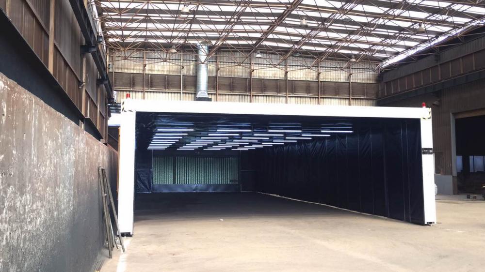 Telescopic Spray Booth