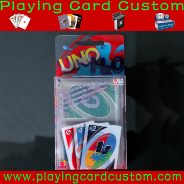 custom transparent pvc playing cards with clear box