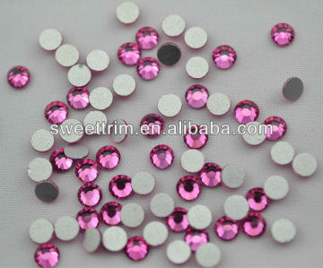 lindo glitter foil back crystal