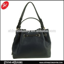 Black Hobo Bag/Lady Faux Leather Shoulder Bag/Women Handbag