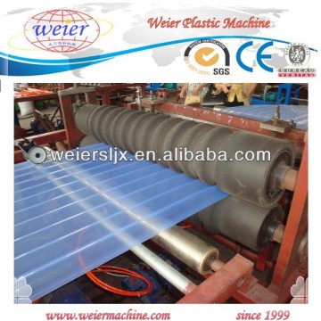 transparent PVC roofing tiles board manufacturing line