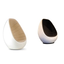Modern Egg Pod Lounge Chair - Fiberglass Adult Size for Living Room & Office