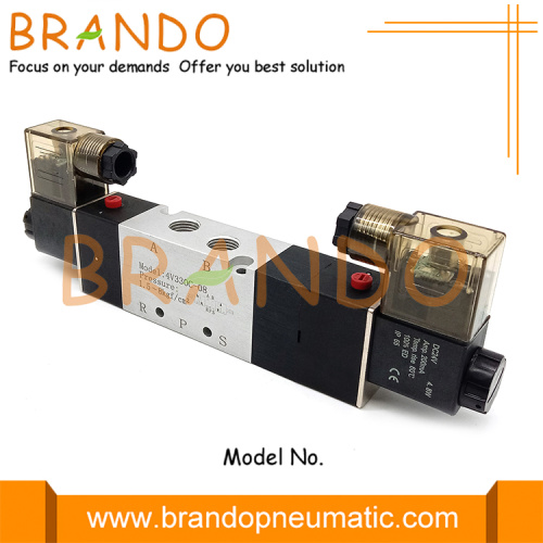 4V330C-08 1/4 &quot;Inch 5/3 Way Pneumatic Solenoid Valve