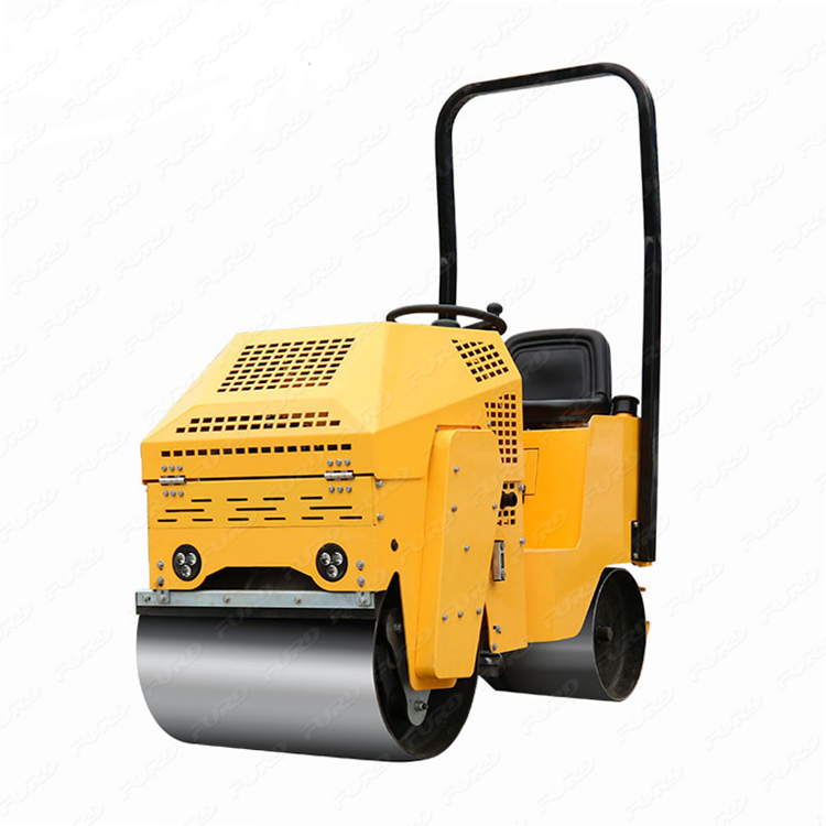 800KG Road roller 20kn double drum ride on road roller