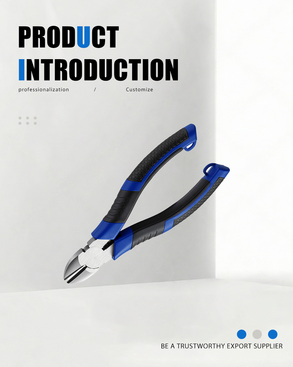كماشة قطع قطرية على الطراز الأمريكي (45#) American Style Diagonal Cutting Pliers(45#)