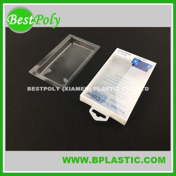 Cheap clam shell packaging , clamshell blister with paper card insert